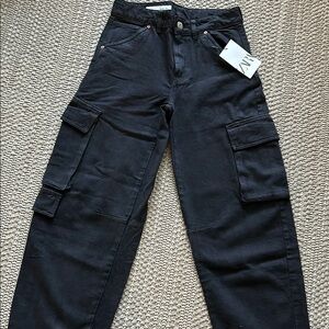 Zara Black Cargo Pants